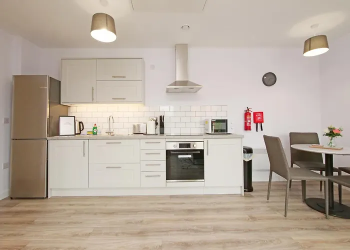 Lägenhet Stylish Abode In York-parking